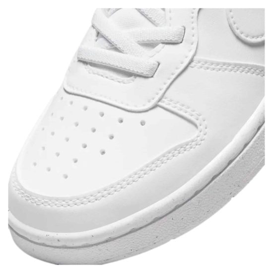 ZAPATILLA KIDS COURT BOROUGH LOW RECRAFT WHITE/WHITE NIKE - Imagen 7