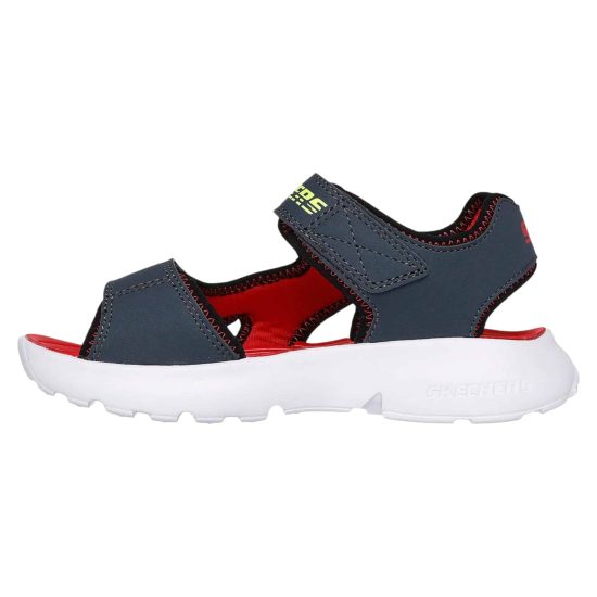 SANDALIA NIÑO RAZOR SPLASH AQUA BUDDIES CHARCOAL RED SKECHERS - Imagen 3