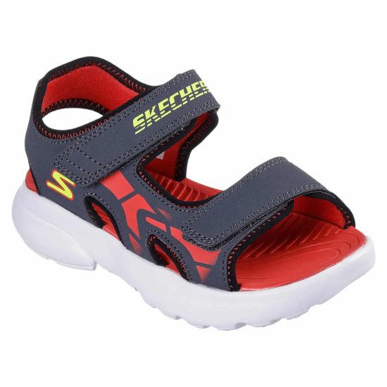 SANDALIA NIÑO RAZOR SPLASH AQUA BUDDIES CHARCOAL RED SKECHERS - Imagen 5