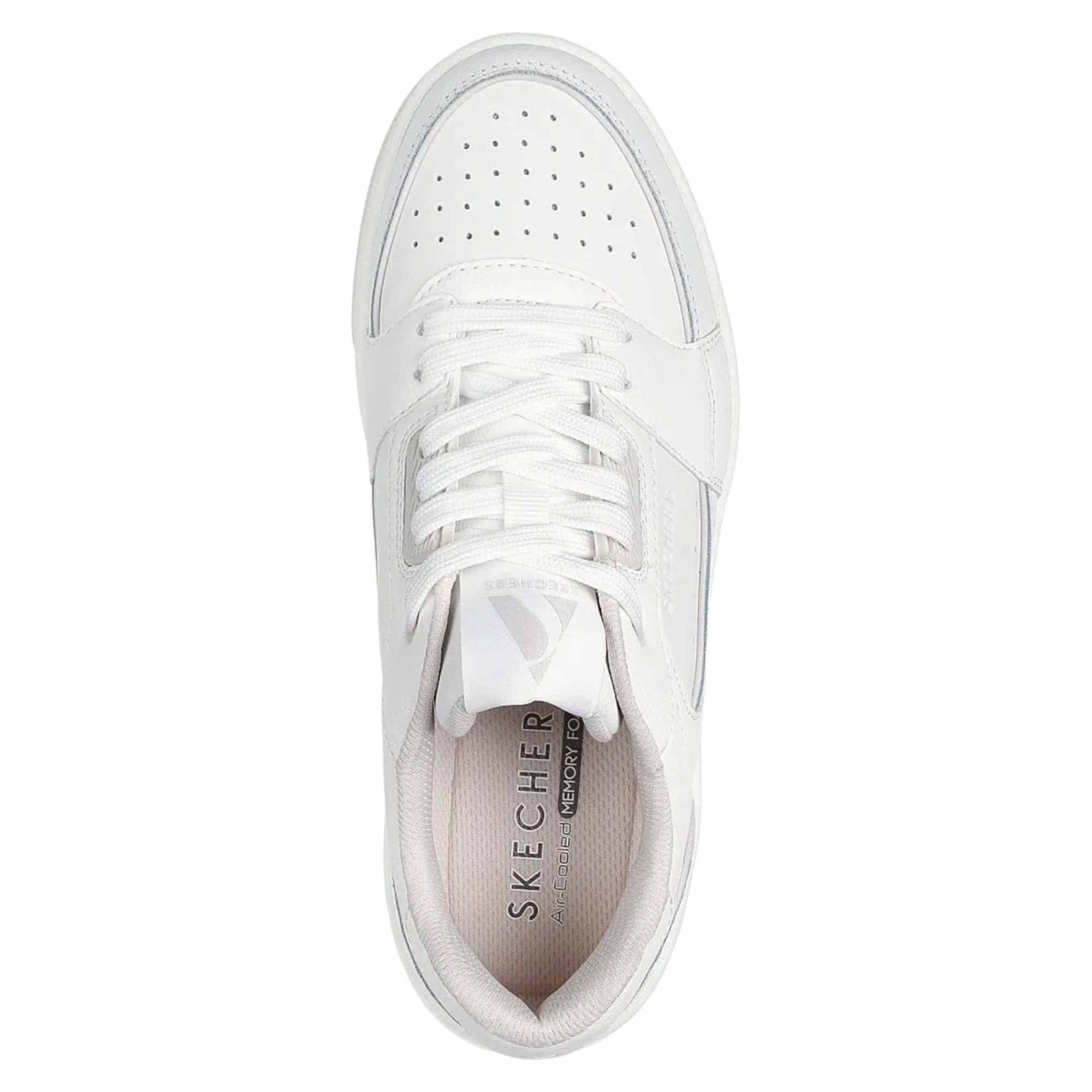 ZAPATILLA MUJER UNO COURT -COURTED STYLE WHITE SKECHERS - Imagen 3