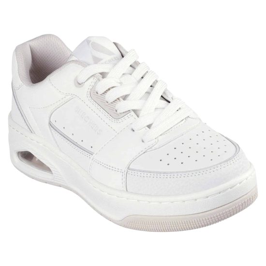 ZAPATILLA MUJER UNO COURT -COURTED STYLE WHITE SKECHERS - Imagen 4