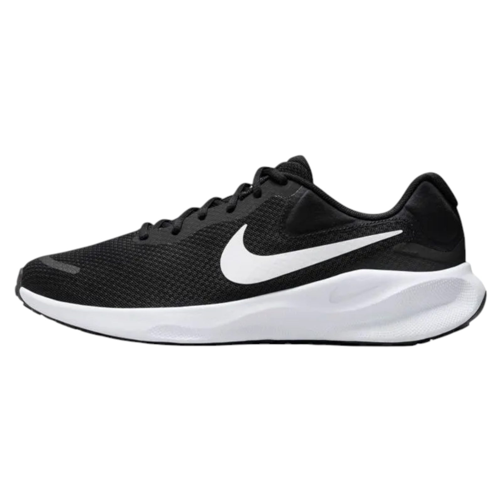 ZAPATILLA HOMBRE REVOLUTION 7 RUNNING BLACK/WHITE NIKE - Imagen 12
