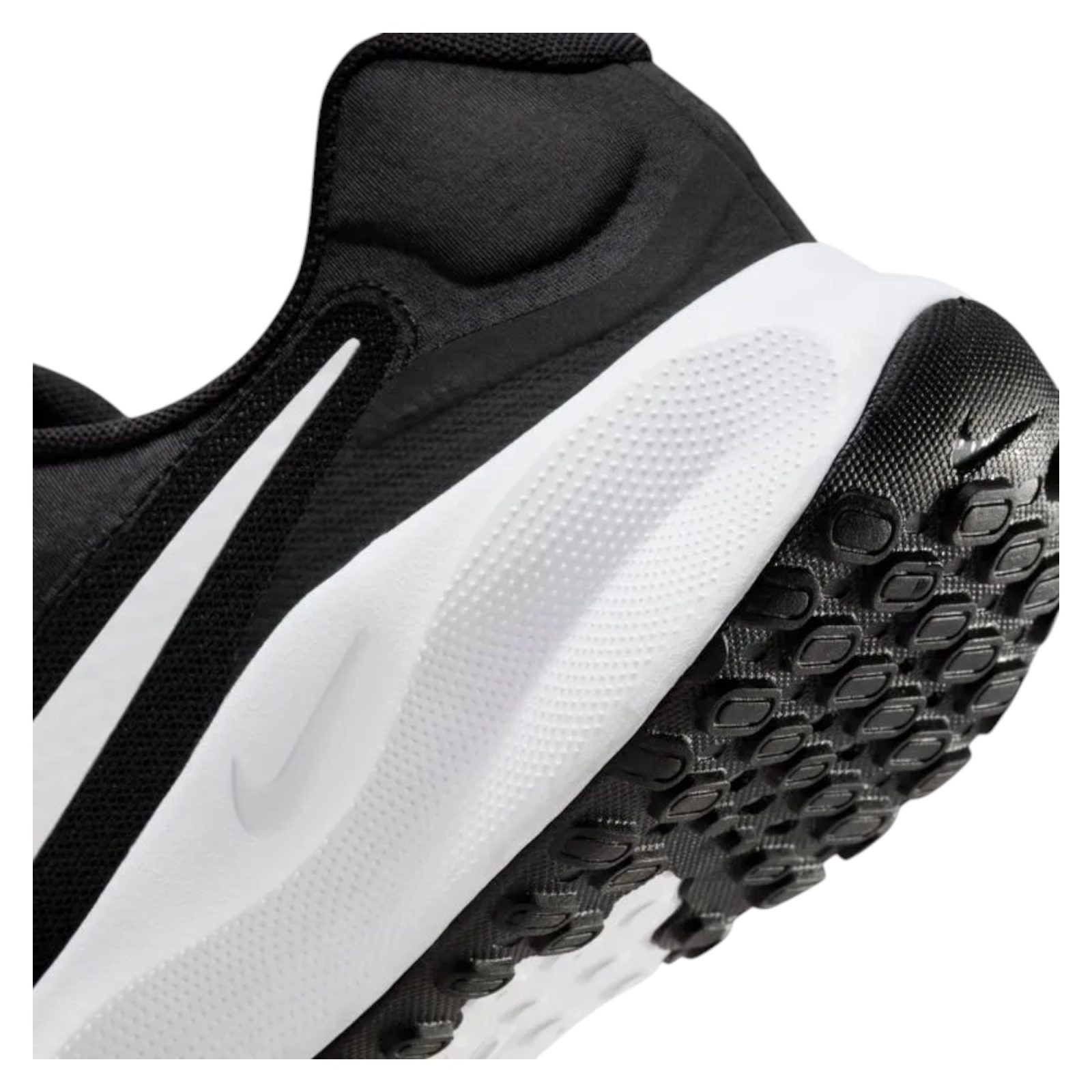 ZAPATILLA HOMBRE REVOLUTION 7 RUNNING BLACK/WHITE NIKE - Imagen 14