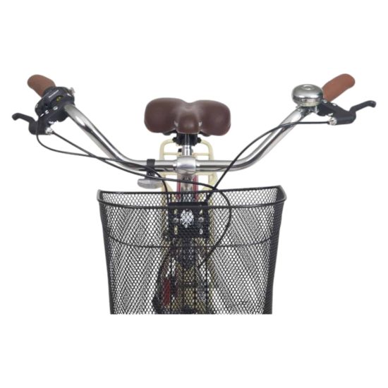 BICICLETA STREET ARO 24 LADY AMARILLO CLARO/BURDEO - Imagen 3