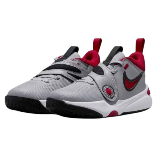 ZAPATILLA NIÑO TEAM HUSTLE D 11 GRIS NIKE - Imagen 4