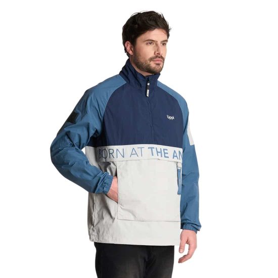Cortaviento M WindCity WindBreaker medio Zip Jacket Azul Piedra Lippi - Imagen 2