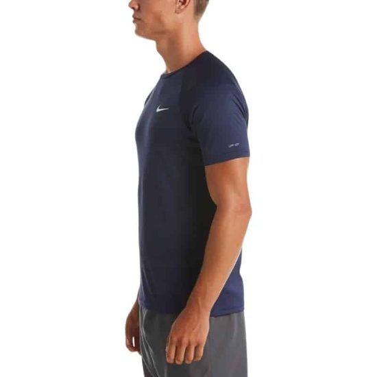POLERA HOMBRE DRI FIT ESSENTIAL AZUL NIKE - Imagen 3
