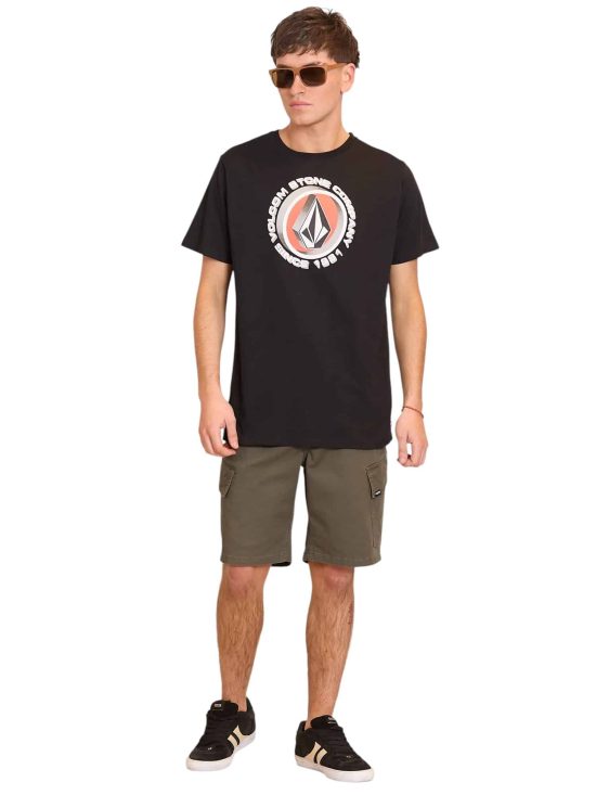 POLERA MC FAUCET BLACK VOLCOM - Imagen 4