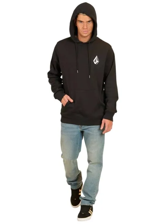 POLERON HOODDIE FULL STONE NEGRO VOLCOM - Imagen 3