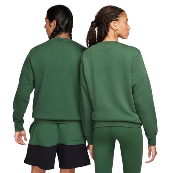 POLERON SPORTSWEAR CLUB FLEECE VERDE NIKE - Imagen 2