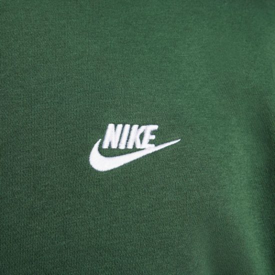 POLERON SPORTSWEAR CLUB FLEECE VERDE NIKE - Imagen 4