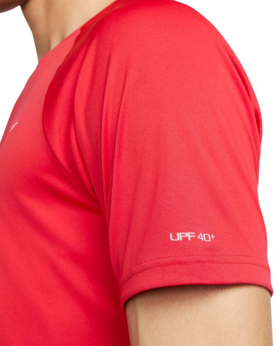 POLERA HOMBRE DRI FIT ESSENTIAL ROJO NIKE - Imagen 4