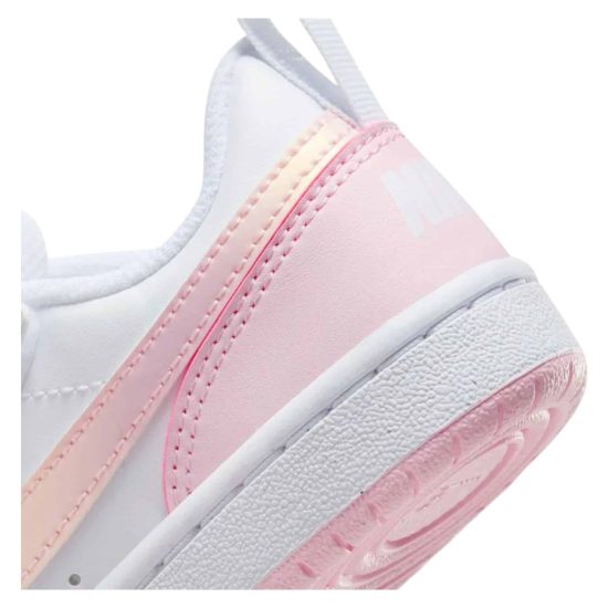ZAPATILLA NIÑA FOOTWEAR COURT BOROUGH LOW PINK WHITE NIKE - Imagen 8