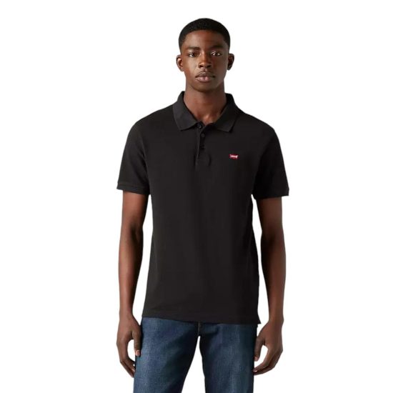 POLERA HOMBRE PIQUE NEGRO HOUSEMARK LEVIS