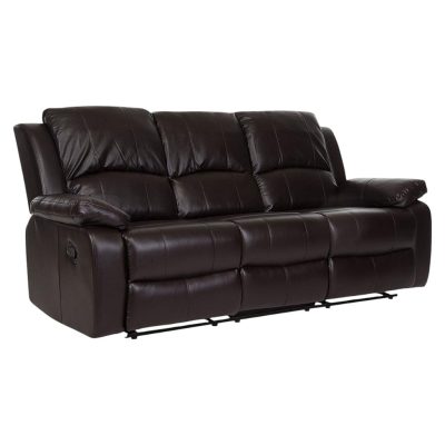 SOFA ANDALUCIA RECLINABLE 3 CUERPOS CHOCOLATE CIC