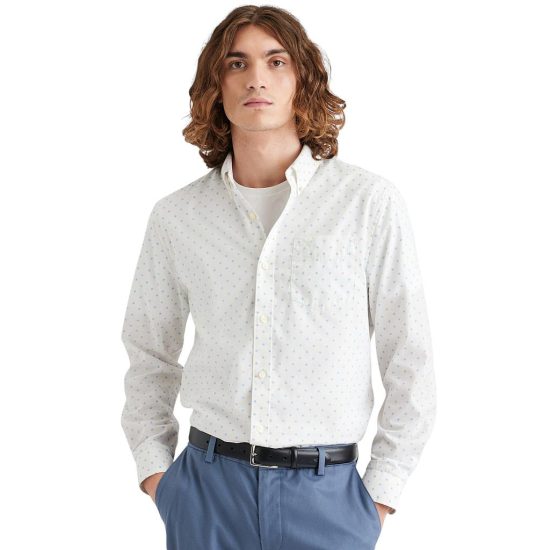 CAMISA HOMBRE SIG 2.0 WOVEN DAWN BEL AIR BLUE DOCKERS