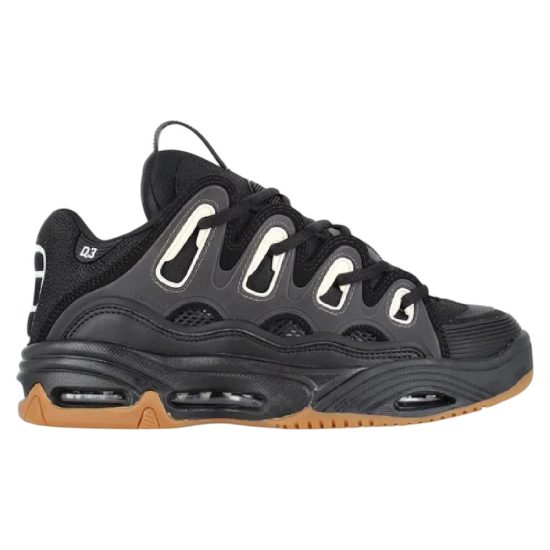 ZAPATILLA HOMBRE D3 2001 BLACK/GUM OSIRIS