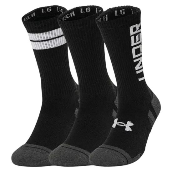 Tripack Calcetin Performance Tech Black Under Armour