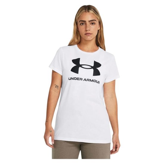 Polera Mujer MC Sportstyle Graphic White Under Armour