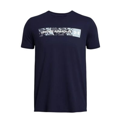 Polera Hombre MC Camo Chest Stripe Navy Under Armour