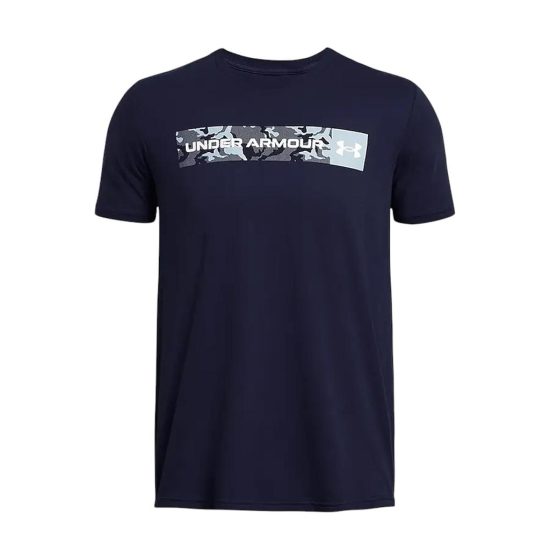 Polera Hombre MC Camo Chest Stripe Navy Under Armour