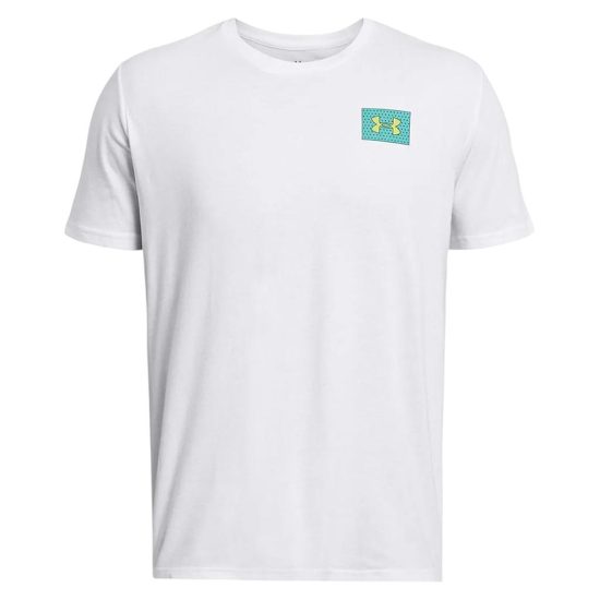 Polera Hombre MC Color Block White Under Armour