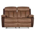 SOFA RECLINABLE 2 CUERPOS MOKA CIC