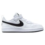 ZAPATILLA KIDS COURT BOROUGH LOW PS WHITE/BLACK NIKE
