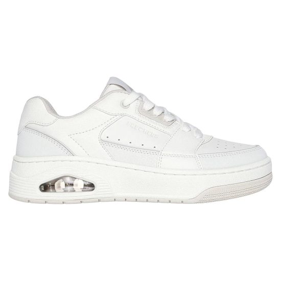ZAPATILLA MUJER UNO COURT -COURTED STYLE WHITE SKECHERS