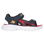 SANDALIA NIÑO RAZOR SPLASH AQUA BUDDIES CHARCOAL RED SKECHERS