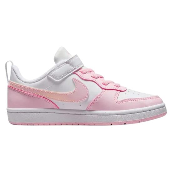 ZAPATILLA NIÑA FOOTWEAR COURT BOROUGH LOW PINK WHITE NIKE