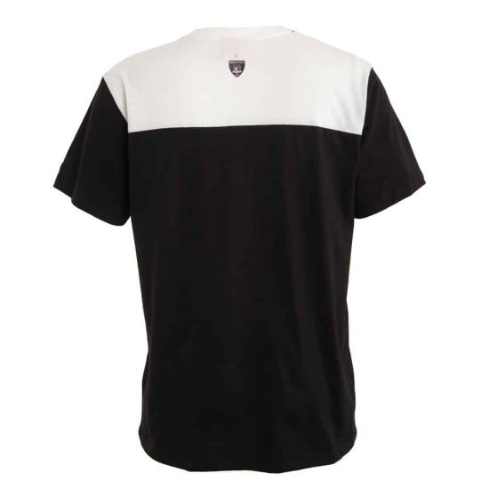 Polera Colo Colo Urbano Blanco y Negro Escudo Front - Imagen 3