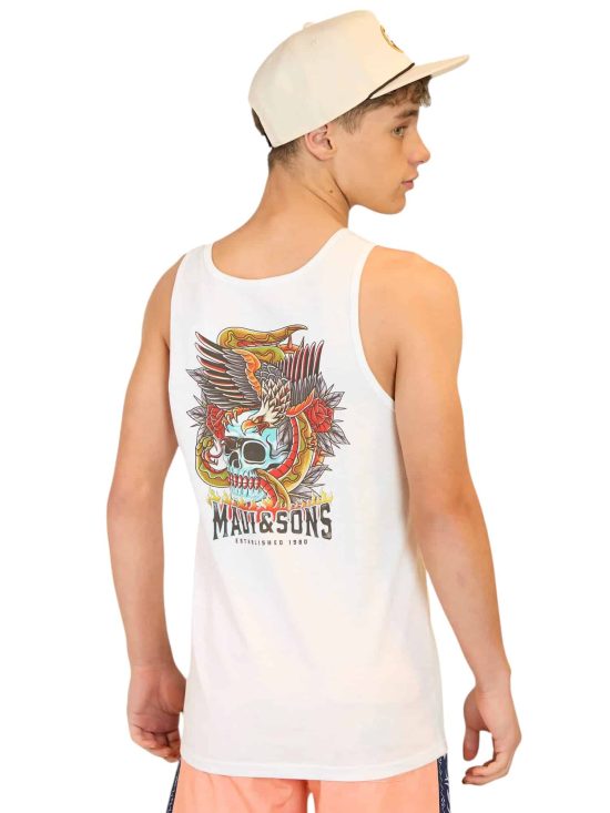 Polera Juvenil Sin Mangas Kalaka Flowers Maui - Imagen 2