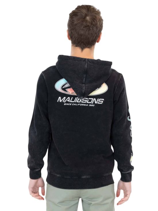 Poleron Juvenil Canguro 5O803-MV Liso Black Maui - Imagen 2