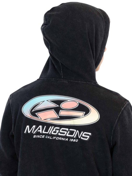 Poleron Juvenil Canguro 5O803-MV Liso Black Maui - Imagen 3