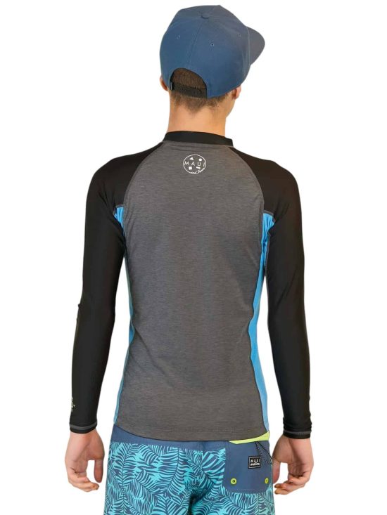 Polera Juvenil UVP 5P322-MV Liso Grey Maui - Imagen 2