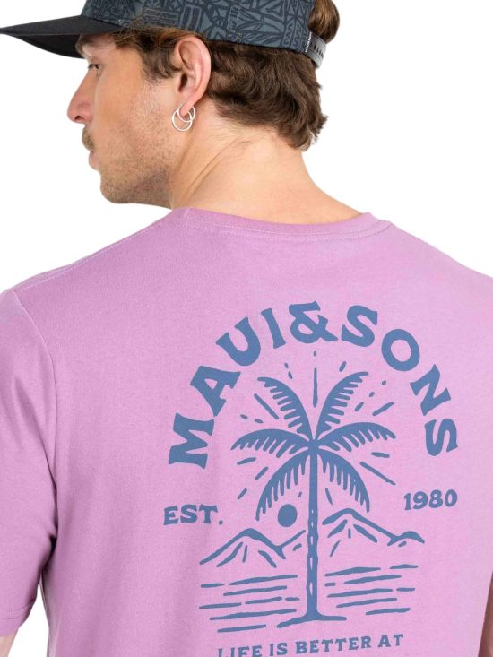 Polera MC 5P1011-MV Liso Bordeaux Maui - Imagen 3