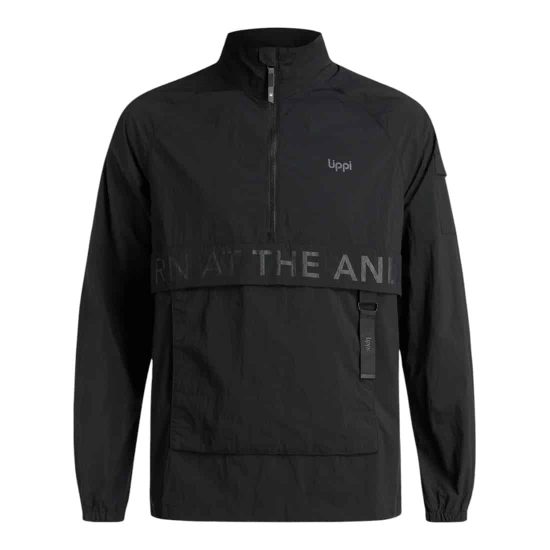 Cortaviento Hombre WindCity WindBreaker 1/4 Zip negro Lippi - Imagen 5