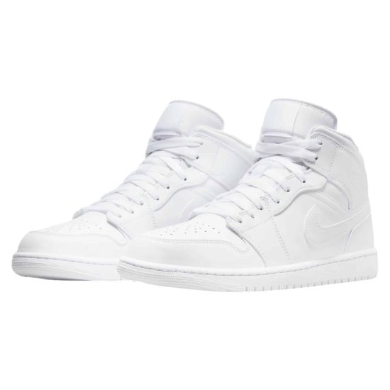 ZAPATILLAS HOMBRE AIR JORDAN 1 MID WHITE NIKE - Imagen 4