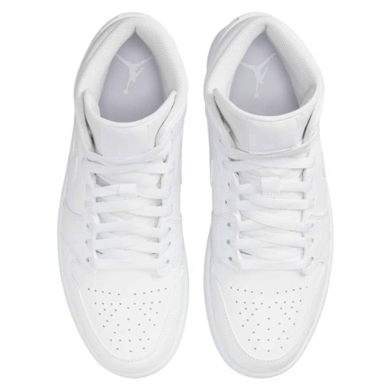 ZAPATILLAS HOMBRE AIR JORDAN 1 MID WHITE NIKE - Imagen 5