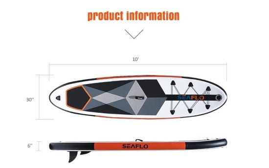 STAND UP PADDLE INFLABLE RAKI SEAFLO - Imagen 2