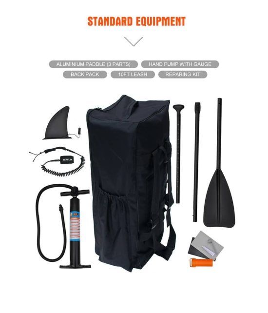 STAND UP PADDLE INFLABLE RAKI SEAFLO - Imagen 6
