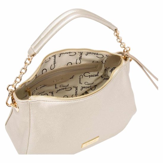 Cartera Bandolera Grande CAR2987 Dorado Gacel - Imagen 5