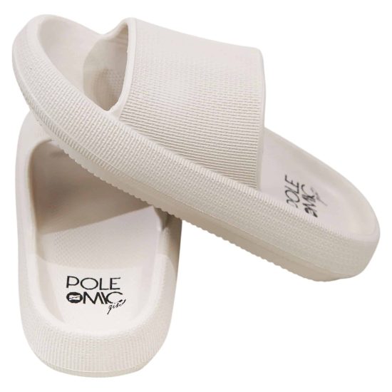 SANDALIA MUJER SLIDE US0778-1 CRUDO - Imagen 2