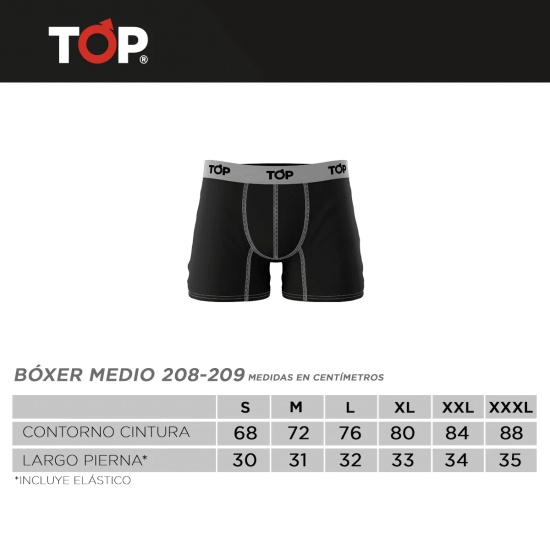 3 PACK BOXER MEDIO MICROFIBRA HOMBRE 209MP3C7 TOP - Imagen 5