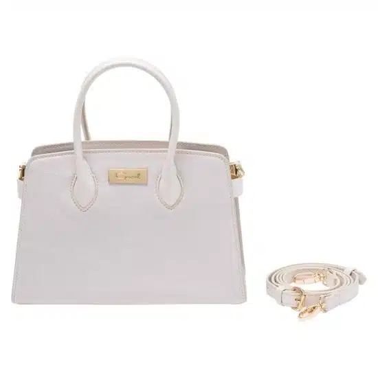 Cartera Dos Asas Pequeña off white CAR3054 Gacel - Imagen 5