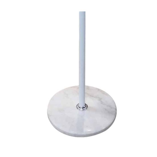 PERCHERO MADERA BLANCO BASE MARMOL MSA - Imagen 3