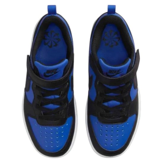 ZAPATILLA KIDS COURT BOROUGH LOW RECRAFT ROYAL/BLACK NIKE - Imagen 5