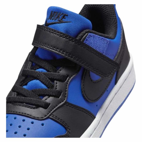ZAPATILLA KIDS COURT BOROUGH LOW RECRAFT ROYAL/BLACK NIKE - Imagen 7