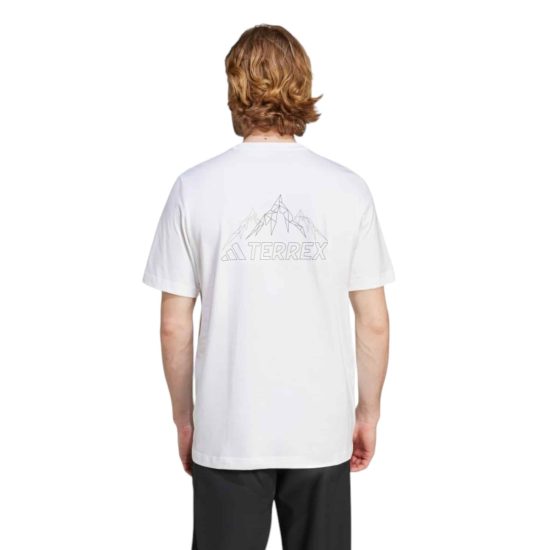 POLERA HOMBRE MOUNTAIN TERREX WHITE ADIDAS - Imagen 2